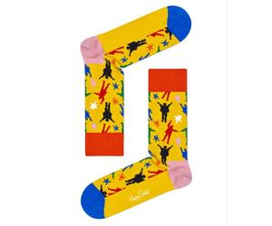 HAPPY Socks x The Beatles Women's Combed Cotton Helping Hands Socks 5.5-9.5 NWT