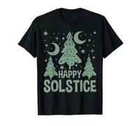 Happy Solstice Yuletide Season Christmas Tree Winter Holiday T-Shirt