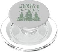 Happy Solstice Yuletide Season Christmas Tree Winter PopSockets PopGrip for MagSafe
