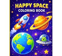 Happy Space Coloring Book