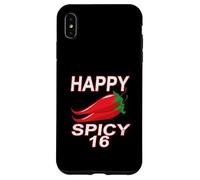 Happy Spicy 16 Years Sweet 16th Birthday Funny Design Case for iPhone XS Max