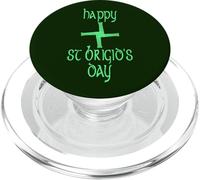 Happy St Brigid's Day Cross Irish Festival Day PopSockets PopGrip for MagSafe