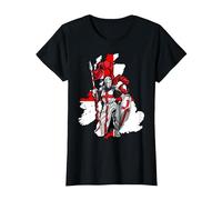 Happy St. George's Day Feast of Saint George Knight T-Shirt, Women, Black, Medium