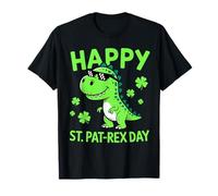 Happy St. Pat-Rex Day Dinosaur T rex Boys St Patricks Day T-Shirt