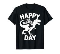 Happy St Pat Rex Day Funny St Patrick's Day Dinosaur T Rex T-Shirt