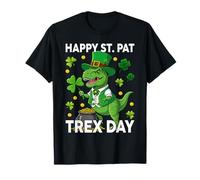 Happy St. Pat-Rex Saint Patrick's Day Dinosaur Boys Kids T-Shirt