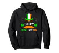 Happy St.pat Trex Day - Shamrock Leprechaun St Patrick's Day Pullover Hoodie