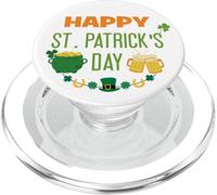 Happy St. Patrick Day! Lucky Saint Patricks Day Design PopSockets PopGrip for MagSafe
