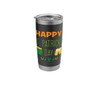 Happy St. Patrick Day! Lucky Saint Patricks Day Design Stainless Steel Insulated Tumbler