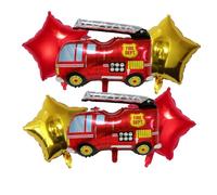 Happy St. Patrick's Day Balloons, 5PCS Shamrock Clover Square Beer Balloon for Saint Patricks Day Irish Festival Party Decorations