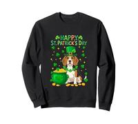 Happy St. Patrick's Day Beagle Shamocks Owner Irish Sweatshirt