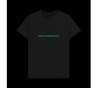Happy St.Patrick's Day Black T-Shirt apoh Black M