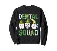 Happy St Patrick's Day Dental Squad Dentist Men Women Kids Sweatshirt