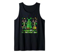 Happy St. Patrick's Day Hiking Equipment Shamrocks Irish Tank Top