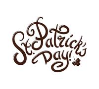 Happy st Patrick's Day Leprechaun Cartoon Four Leaf Clover Good Luck Magic Fine Carving Stickers 38x50.8cm Do not Damage The Wall Surface Coffee