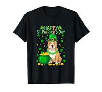 Happy St. Patrick's Day Pit Bull Shamocks Owner Irish T-Shirt