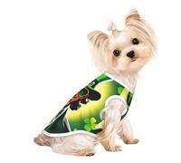 Happy St Patrick's Day Print Comfortable Pet Vest, Sleeveless Breathable Top, for Small Puppy Kitten Daily Wear