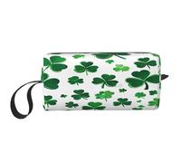 (Happy st Patrick's Day) Print Compact Travel Pouch - Lightweight Handheld Organizer, 600d Oxford Fabric & Foam Padding, Gym Essentials