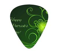Happy St Patrick'S Day Print Guitar Picks,12 Pack Guitar Plectrums Thin, For Bass Electric Acoustic Guitars Ukulele