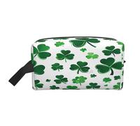 (Happy st Patrick's Day) Print Large Travel Toiletry Bag - 600d Oxford Fabric, Foam Padding, Gym & Weekend Trip Organizer