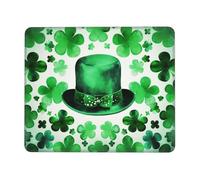 Happy st Patrick's Day Print Mouse Pad 10 x 12 inch, Anti Slip Rubber Base Computer Mouse pad for Computers Laptop Office Desk Accessories