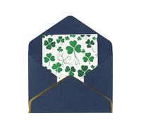 Happy St Patrick'S Day Print Pearl Greeting Cards With Envelopes, Thank You, Birthday, Anniversary & Holiday Cards Set