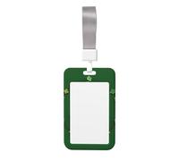 Happy St. Patrick's Day Print Vertical Card Badge Holder Appropriate for Teachers Students Doctors Office Staff