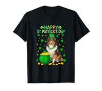 Happy St. Patrick's Day Sheltie Shamocks Owner Irish T-Shirt