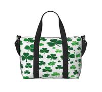 (Happy St Patrick's Day) Waterproof Lightweight Hand Travel Bag - Large Carry-On for 3-5 Day Trips | Air Travel, Sports, Weekend Use | Men & Women (1-Pack)