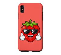 Happy Strawberry Thumbs Up Summer Cool Vibes Case for iPhone XS Max