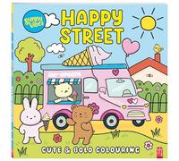 Cosy and Calm or Happy Street Colouring Book