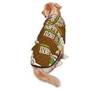 Happy Sukkot Sukkah Jewish Holiday Dog Costumes Puppy Hoodies Pullover Sweatshirt Winter Coat Pet Clothes For Small Dogs Cats M
