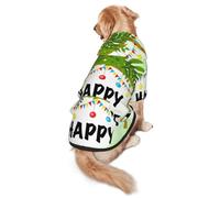 Happy Sukkot Sukkah Jewish Holiday Dog Costumes Puppy Hoodies Pullover Sweatshirt Winter Coat Pet Clothes For Small Dogs Cats M