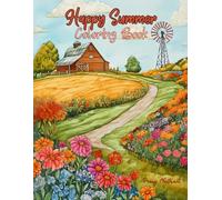 Happy Summer Coloring Book: Summer Seasoning & Happy Activities: Coloring Book for all ages