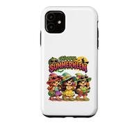 Happy Summerween Cute Witches Eating Ice Cream Summer Treats Case for iPhone 11