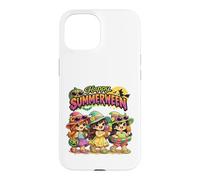 Happy Summerween Cute Witches Eating Ice Cream Summer Treats Case for iPhone 15