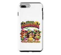 Happy Summerween Cute Witches Eating Ice Cream Summer Treats Case for iPhone 7 Plus/8 Plus