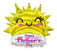 amscan 4083901 Happy Sun Mother's Day Iridescent Foil Balloon-1 Pc