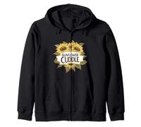 Happy Sunflower Cuddle Statement Costume for Boys and Girls Zip Hoodie