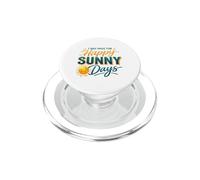 Happy Sunny Days Smiling Sun Summer Lover PopSockets PopGrip for MagSafe