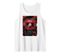 Happy Sushi Anime Kawaii Chef Cook Tank Top