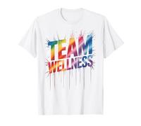 Happy Team Wellness Squad Workout Camp Yoga Crew Reset Nurse T-Shirt