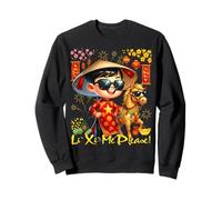 Happy TET Chuc Mung NAM Moi 2026 Li Xi Me Please Kids Boys Sweatshirt