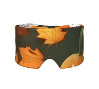 Happy Thanksgiving Day Pumpkin Print Adults Eye and Ear Muffs Soft Blackout Blocking for Sleeping Home Office Travel