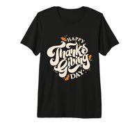 Happy Thanksgiving Day Typography Premium T-Shirt