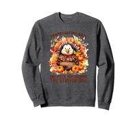 Happy Thanksgiving Fall Vibes Eat Until You Become The Stuff Sweatshirt