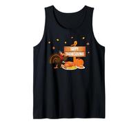Happy Thanksgiving for Families Fun Dinner Celebration Tank Top