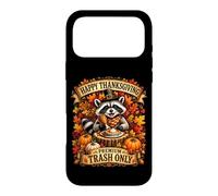 Happy Thanksgiving Trash Only Funny Fall Raccoon Case for iPhone 17 Pro Max