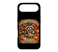 Happy Thanksgiving Trash Only Funny Fall Raccoon Case for iPhone Air