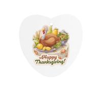 Happy Thanksgiving Turkey Car Air Freshener Aromatherapy Tablet Hanging Decor for Rearview Mirror Dorm